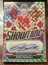 2024 Panini Mosaic Showtime Signatures Ricky Pearsall #SS-RPL