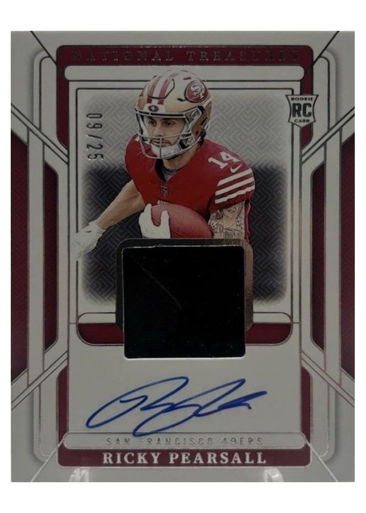 2024 Panini National Treasures Base Set Ricky Pearsall #164 card