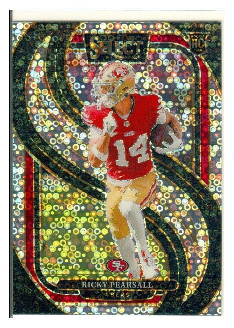 2024 Panini Select Base Set Ricky Pearsall Green Disco Prizm #173 card