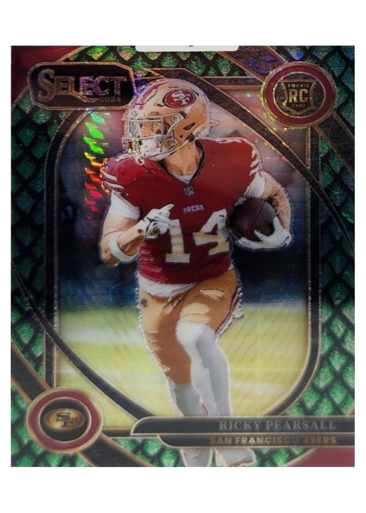 2024 Panini Select Base Set Ricky Pearsall Dragon Scale Prizm #285 card