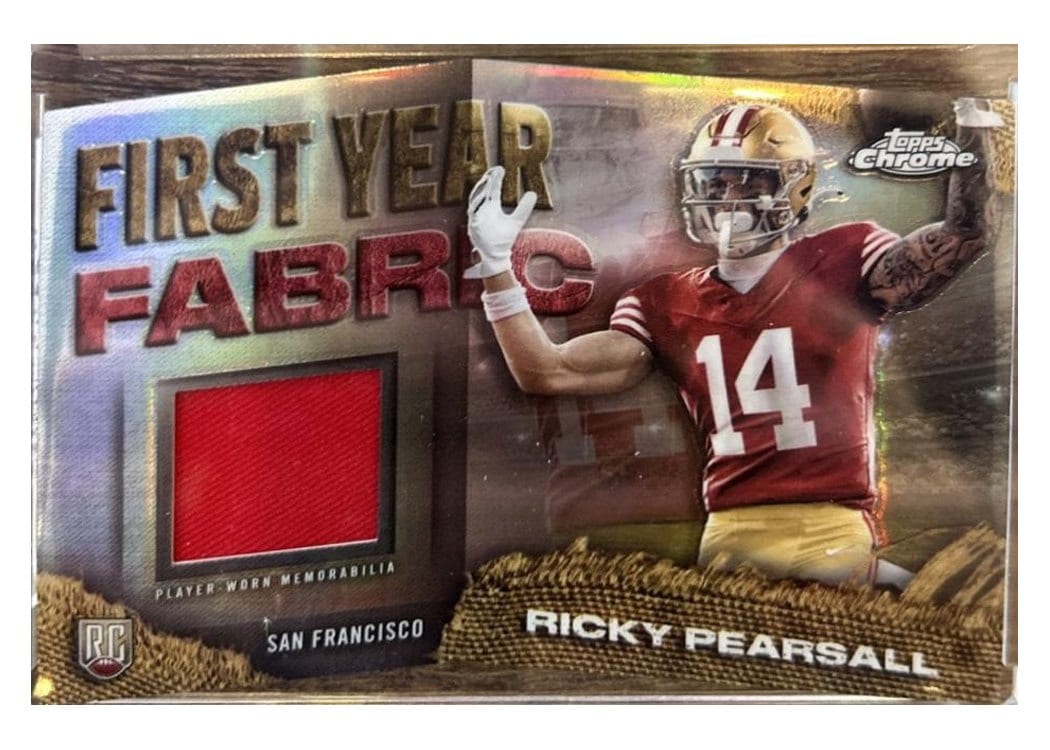 2024 Topps Chrome First Year Fabric Relics Ricky Pearsall #FYF-RP card