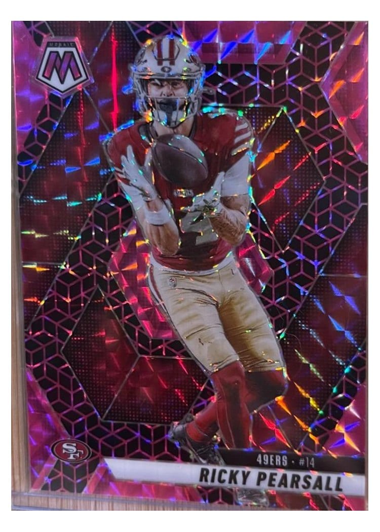 2025 Panini Mosaic Base Set Ricky Pearsall #198 card
