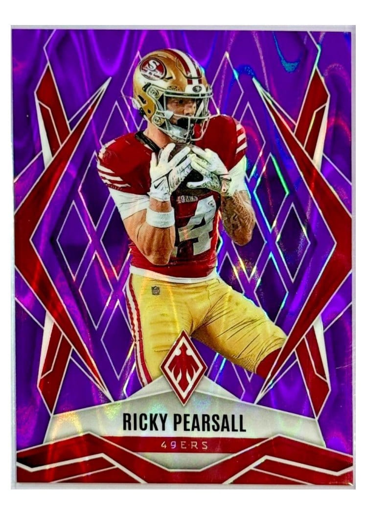 2025 Panini Phoenix Base Set Ricky Pearsall Purple Seismic #115 card
