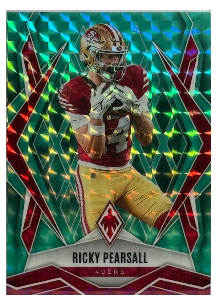 2025 Panini Phoenix Base Set Ricky Pearsall Teal Pyramids #115 card