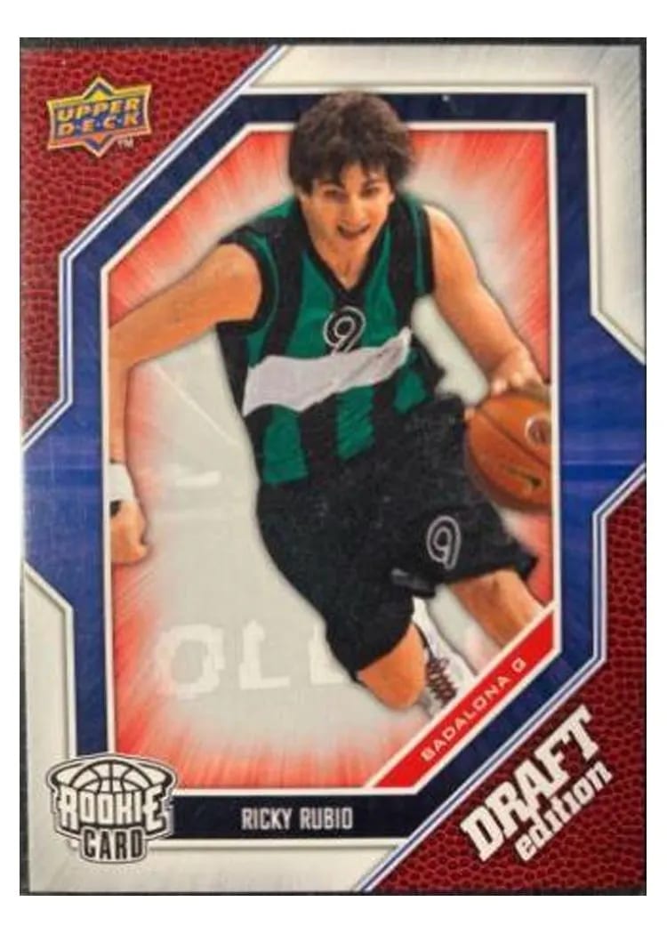 2009 Upper Deck Draft Edition Ricky Rubio #11 card