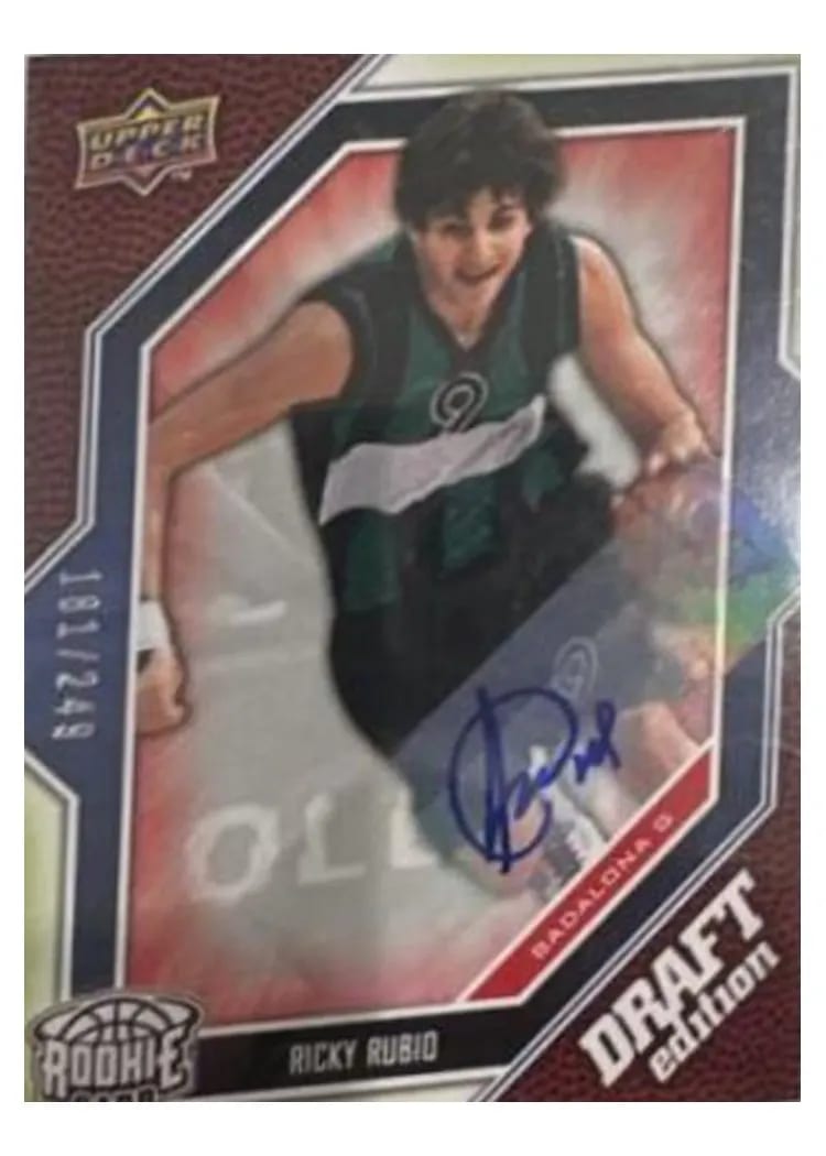 2009 Upper Deck Draft Edition Ricky Rubio #11 card