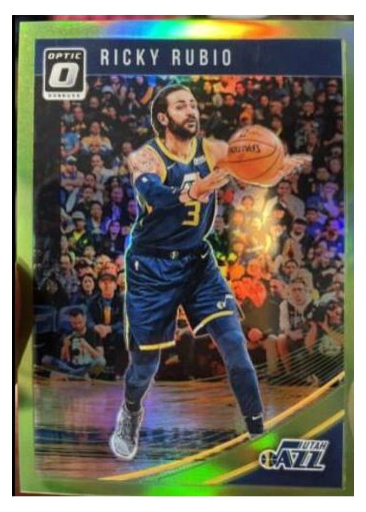 2018-19 Donruss Optic Base Set Ricky Rubio #53 card