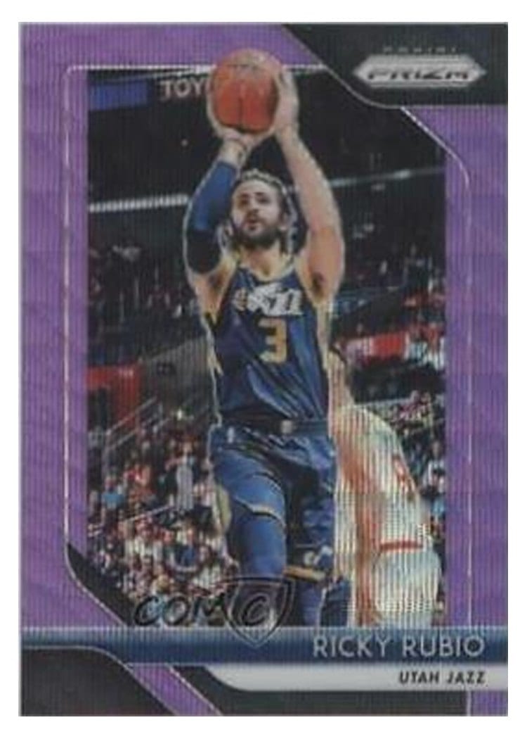 2018-19 Panini Prizm Base Set Ricky Rubio #133 card