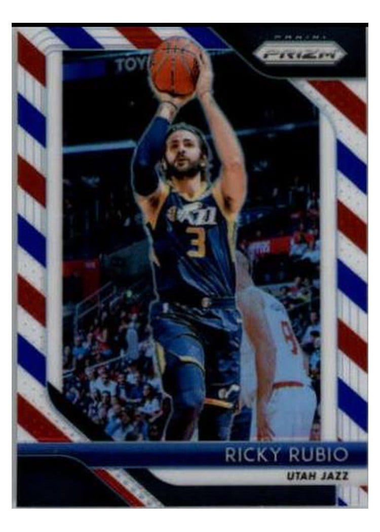 2018-19 Panini Prizm Base Set Ricky Rubio #133 card