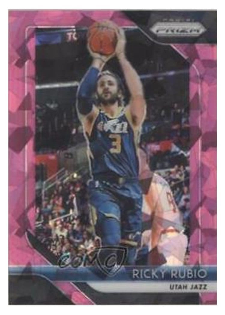2018-19 Panini Prizm Base Set Ricky Rubio Pink Ice #133 card