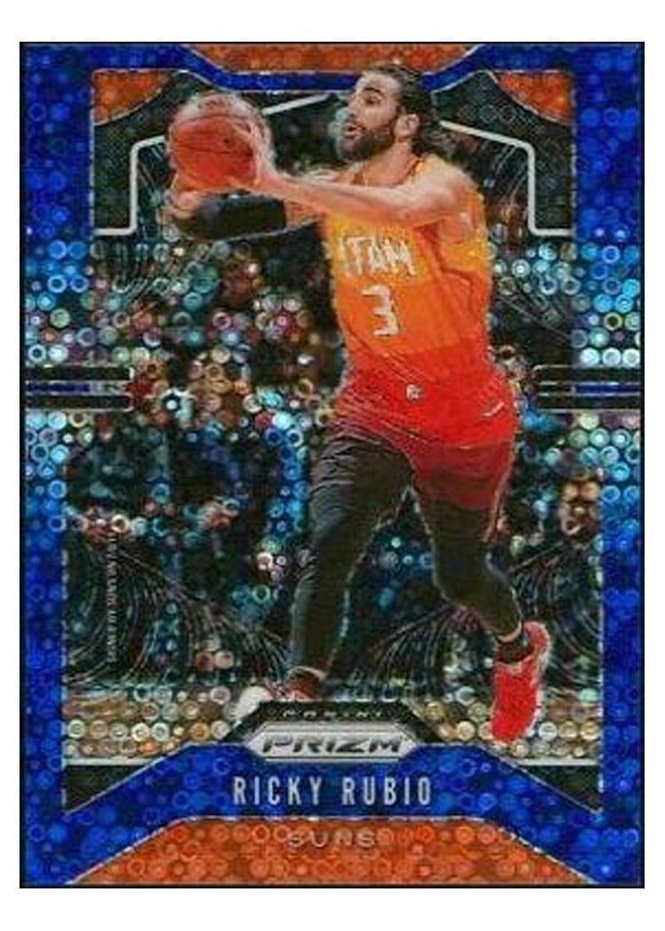 2019-20 Panini Prizm Base Set Ricky Rubio #167 card