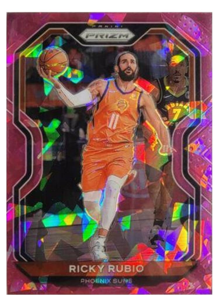 2020-21 Panini Prizm Base Set Ricky Rubio Pink Ice Prizm #235 card
