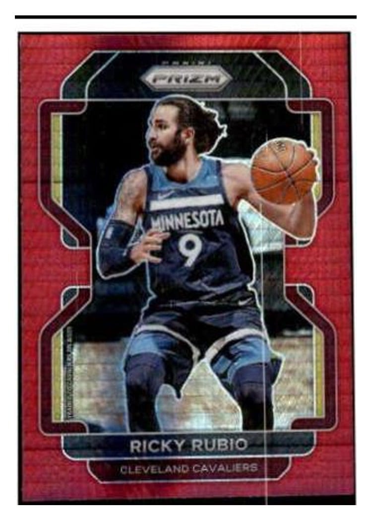 2021-22 Panini Prizm Base Set Ricky Rubio #96 card