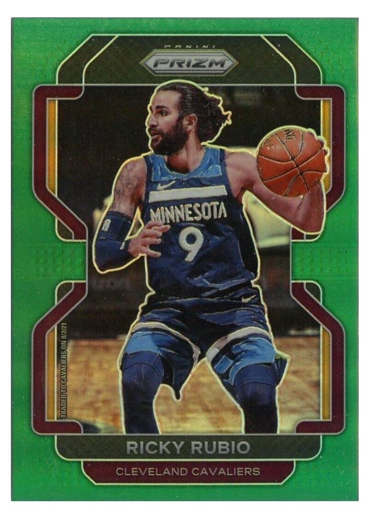 2021-22 Panini Prizm Base Set Ricky Rubio #96 card