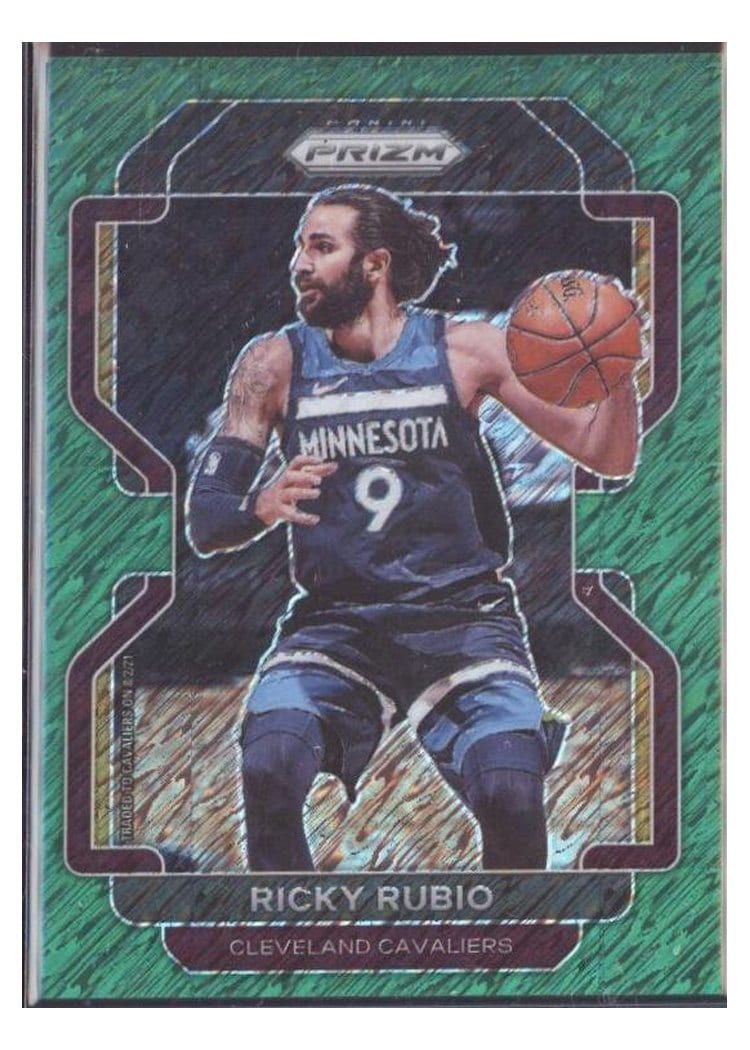 2021-22 Panini Prizm Base Set Ricky Rubio #96 card
