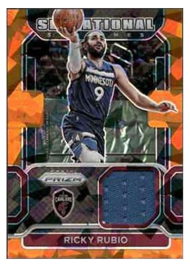 2021-22 Panini Prizm Base Set Ricky Rubio #96 card