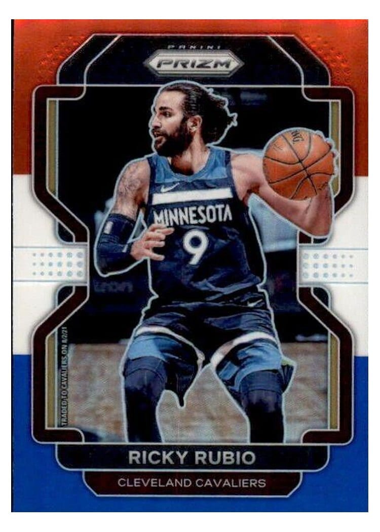 2021-22 Panini Prizm Base Set Ricky Rubio #96 card