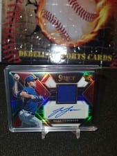 2023 Panini Select Rookie Jersey Autographs Ricky Tiedemann #PJA-RT card