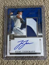 2024 Panini Impeccable Elegance Prospect Jersey Autographs Ricky Tiedemann #EPJ-RT card