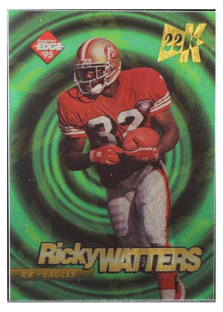1995 Collector's Edge Edgetech Ricky Watters #11 card