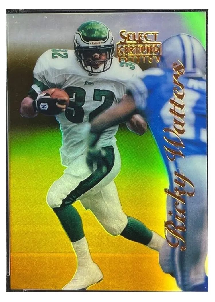 1996 Select Certified Ricky Watters #64 card