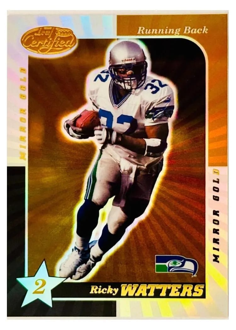 2000 Leaf Certified Ricky Watters #140 card