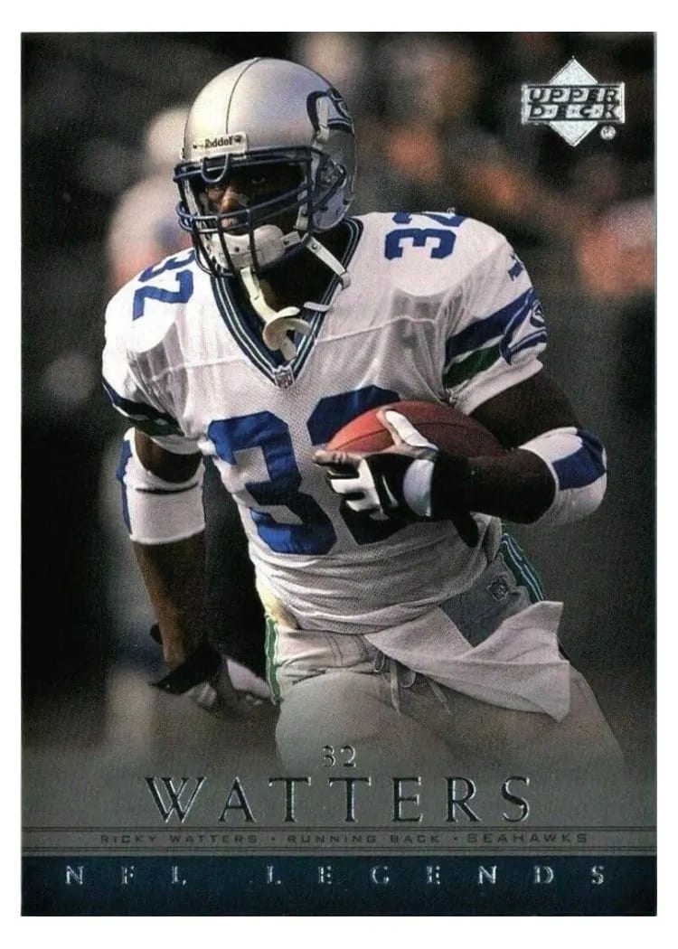 2000 Upper Deck Legends Ricky Watters #76 card