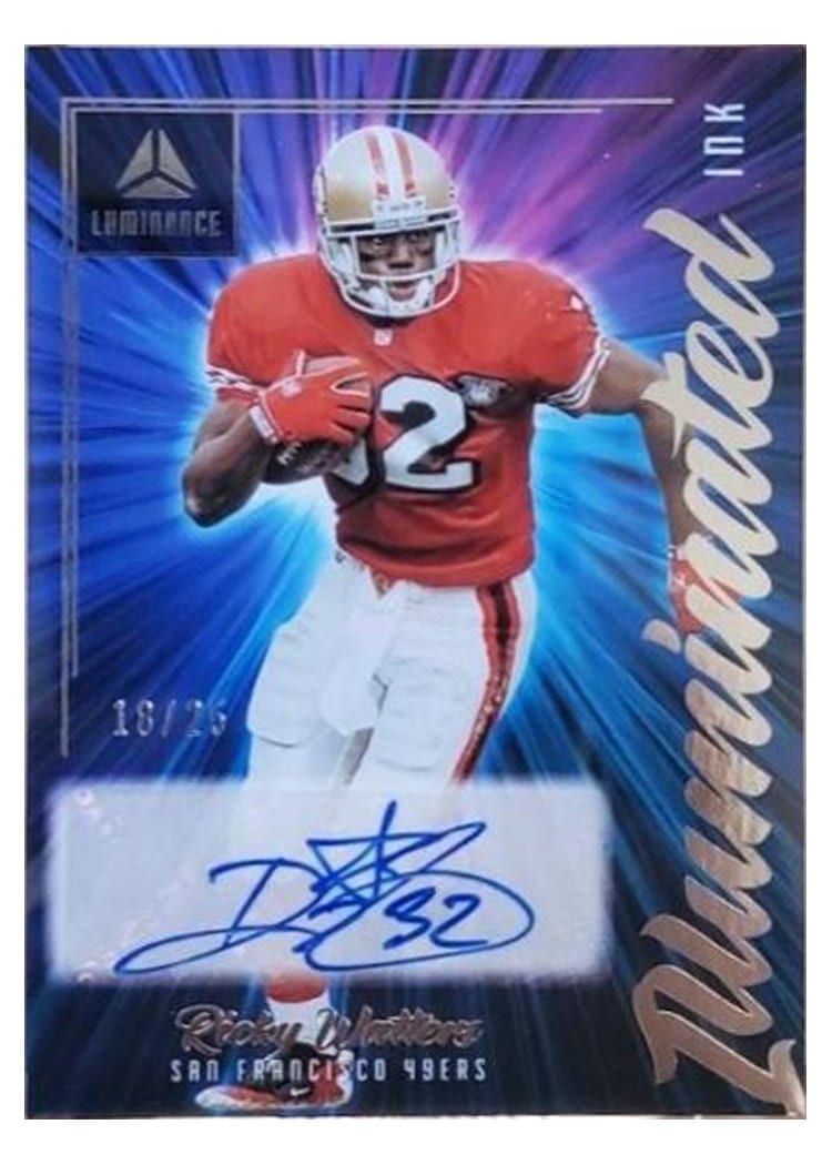 2022 Panini Luminance Illuminated Ink Ricky Watters #ILL-RIW card