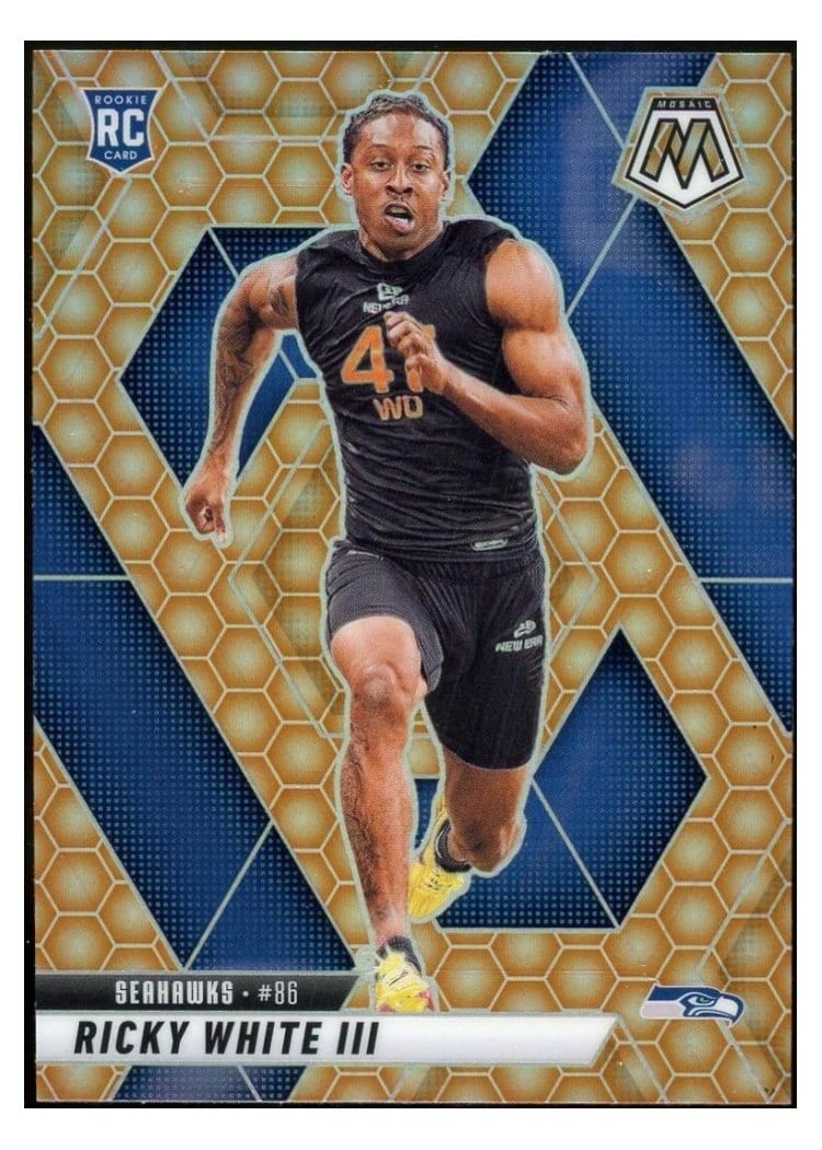 2025 Panini Mosaic Base Set Ricky White III #386 card