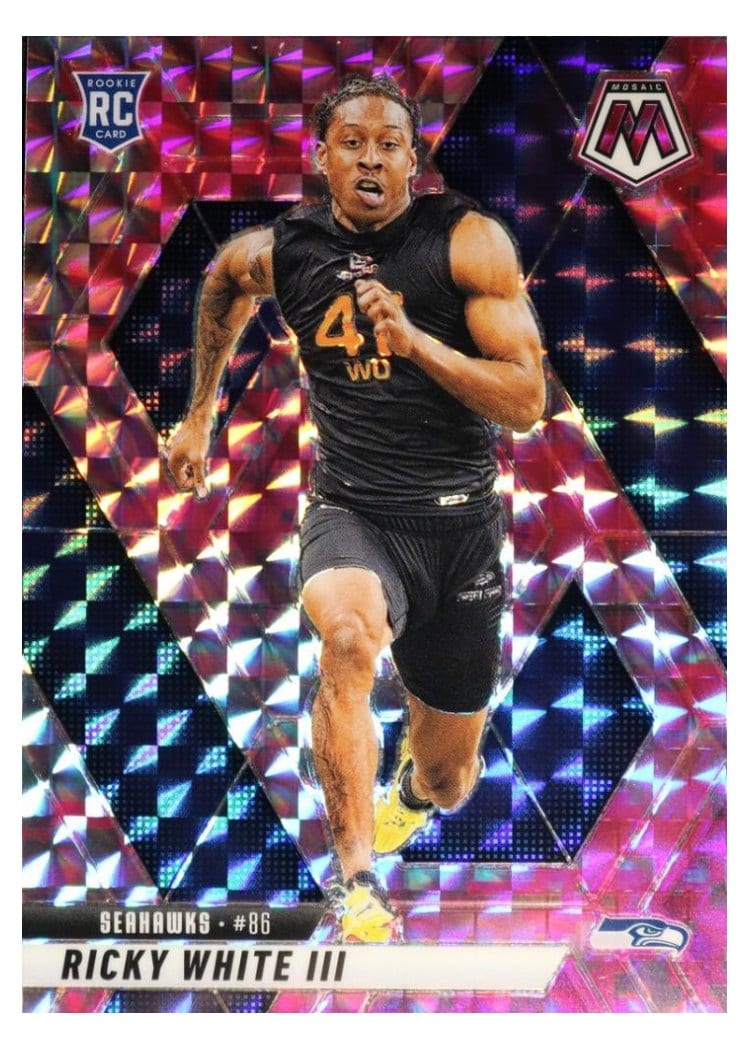 2025 Panini Mosaic Base Set Ricky White III #386 card