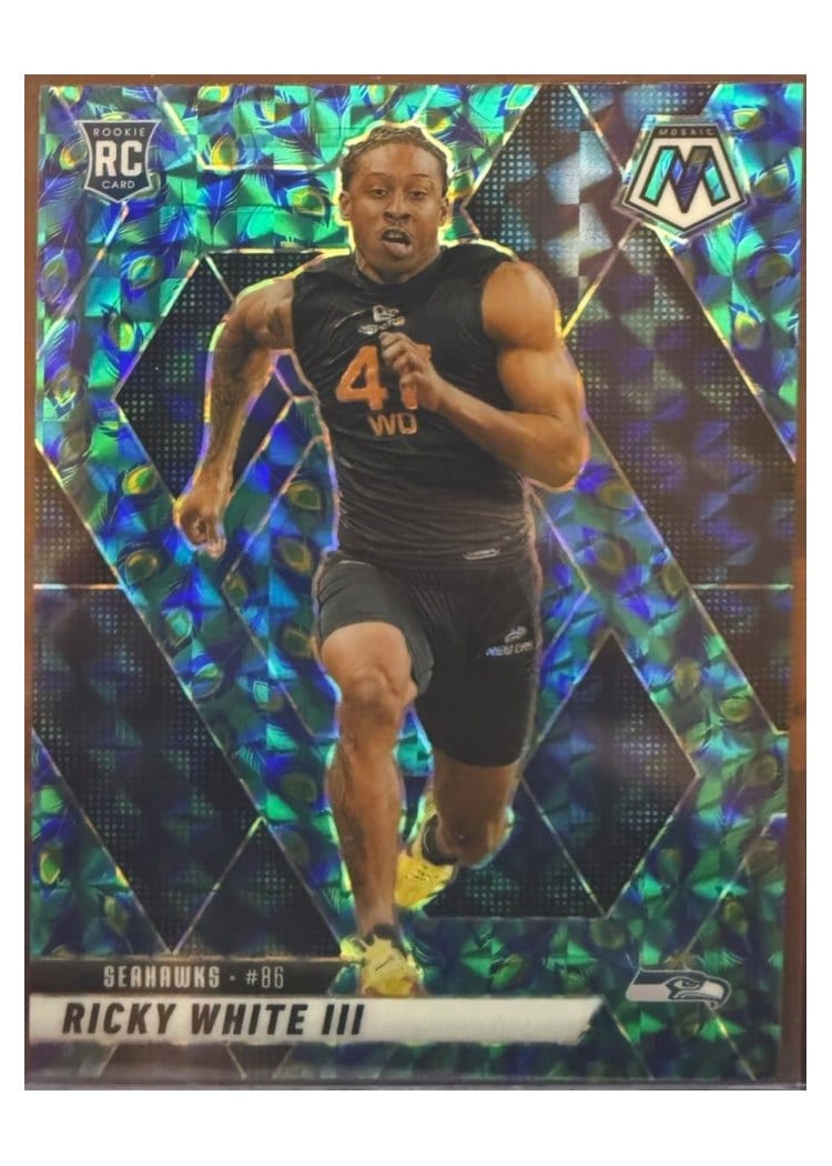 2025 Panini Mosaic Base Set Ricky White III Choice Peacock #386