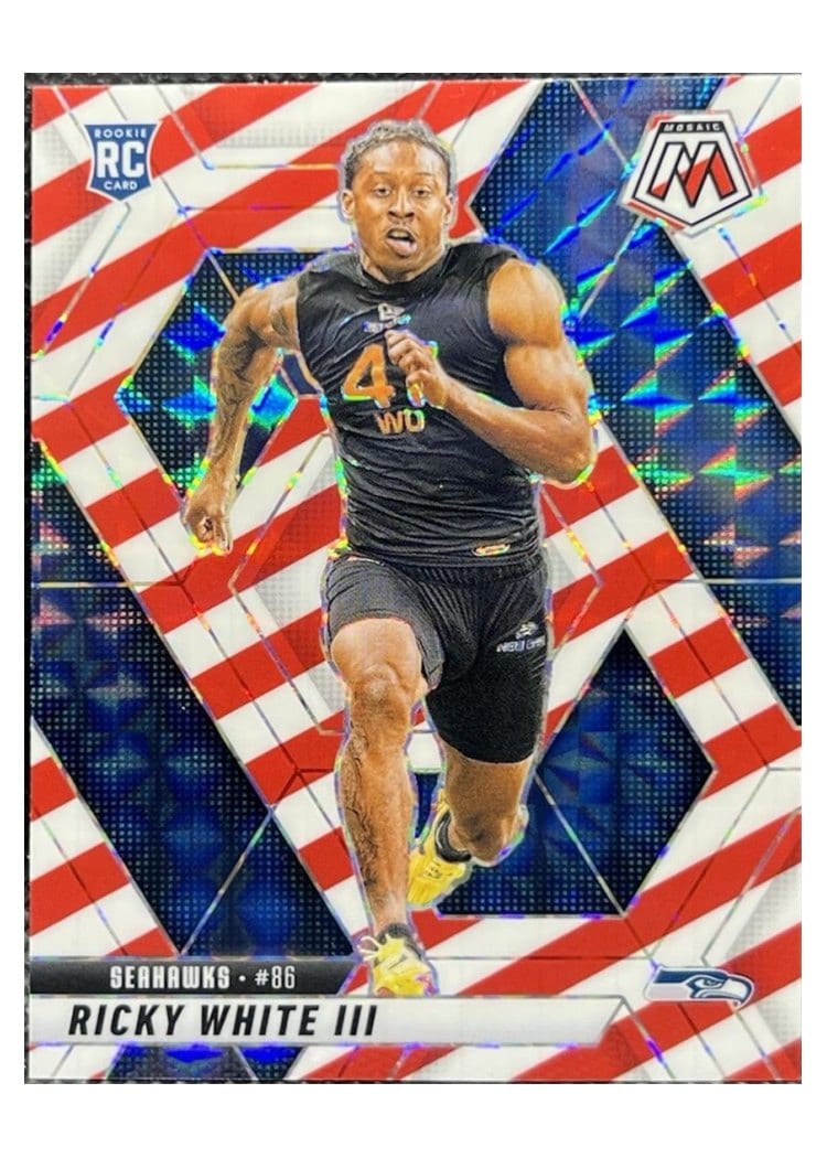 2025 Panini Mosaic Base Set Ricky White III #386 card