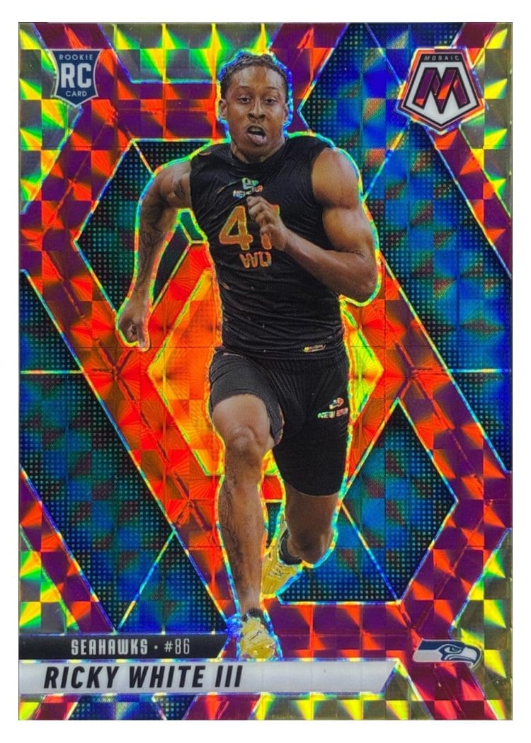 2025 Panini Mosaic Base Set Ricky White III #386 card
