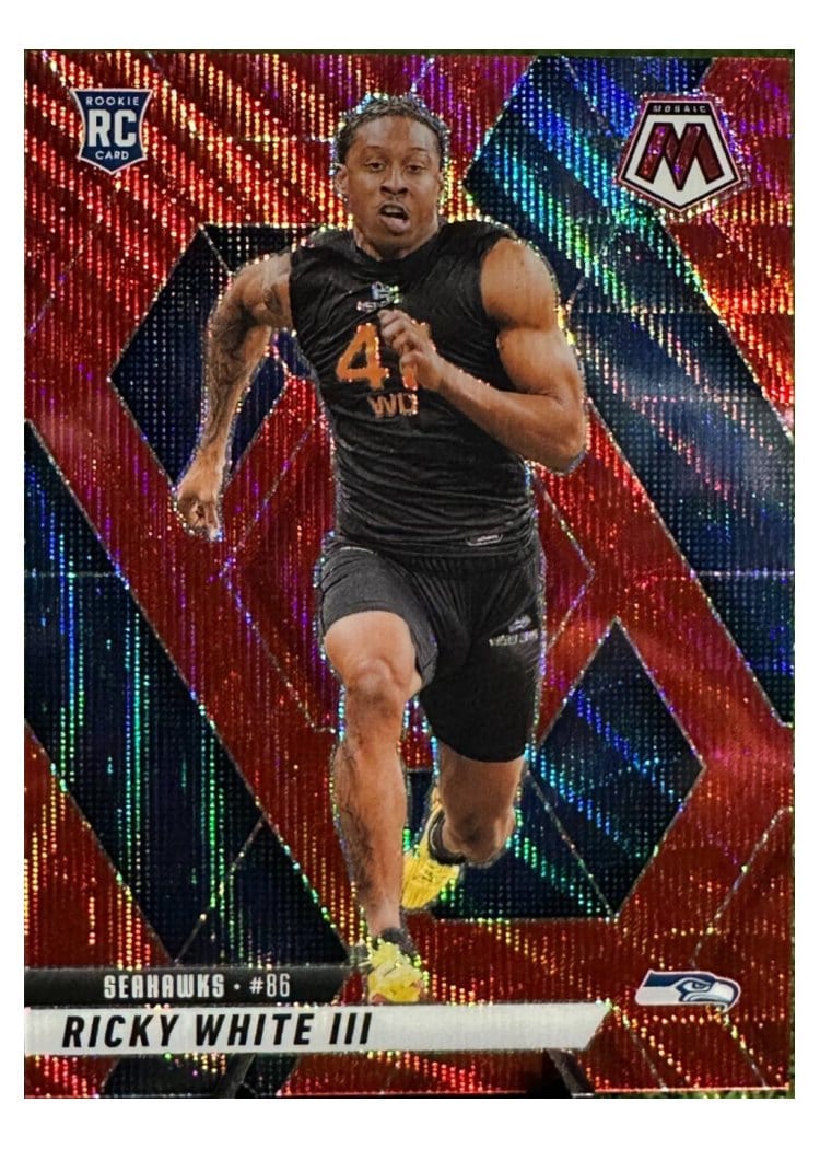 2025 Panini Mosaic Base Set Ricky White III #386 card