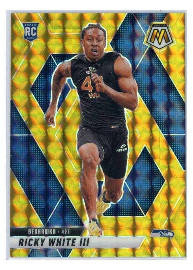 2025 Panini Mosaic Base Set Ricky White III Gold #386