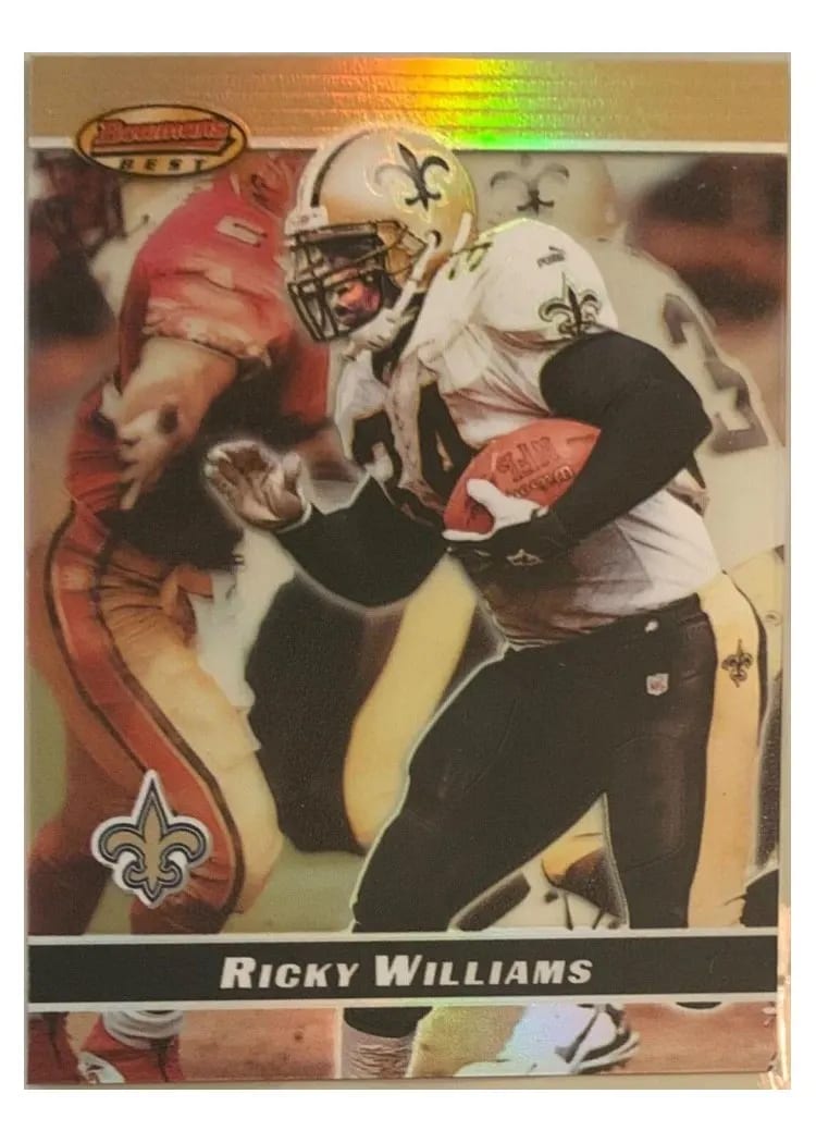 2000 Bowman's Best Ricky Williams #59 card