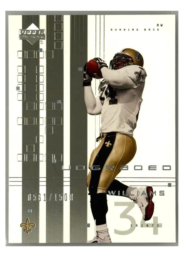 2000 Upper Deck Graded Ricky Williams #50 card