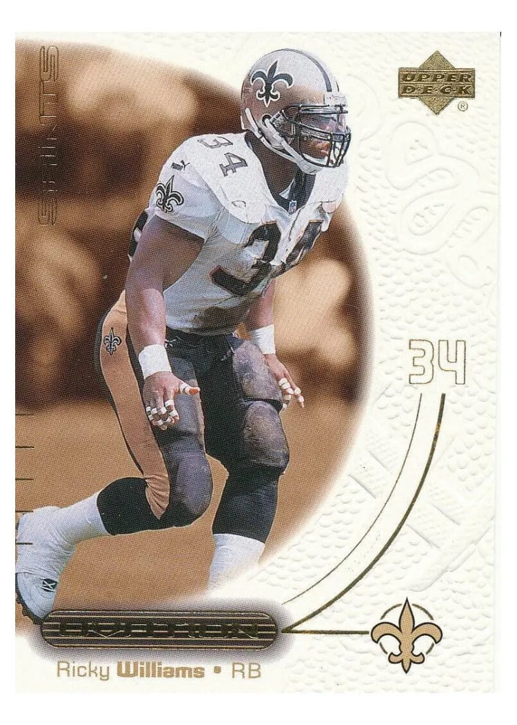 2000 Upper Deck Ovation Ricky Williams #35 card