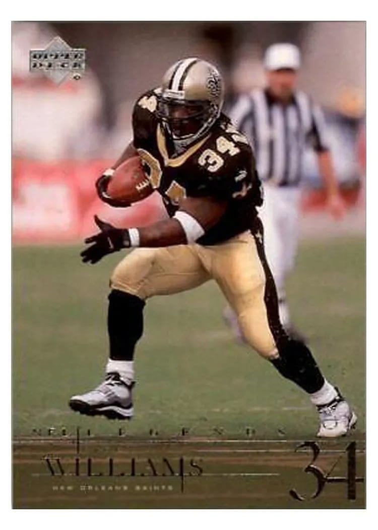 2001 Upper Deck Legends Ricky Williams #52 card