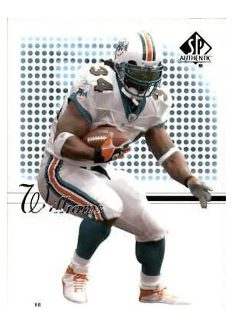 2002 SP Authentic Ricky Williams #37 card
