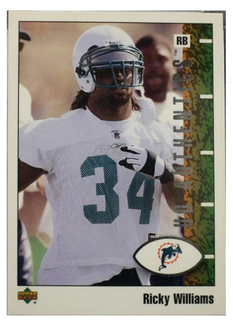 2002 Upper Deck Authentics Ricky Williams #44 card