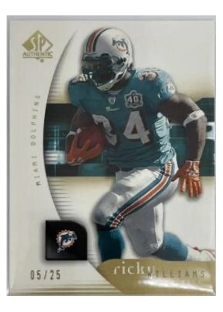 2005 SP Authentic Ricky Williams #47 card