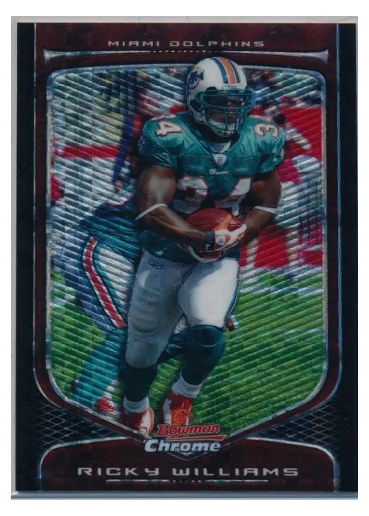 2009 Bowman Chrome Ricky Williams #63 card