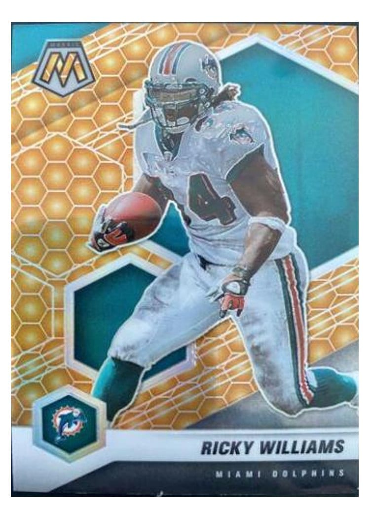 2021 Panini Mosaic Base Set Ricky Williams Honeycomb #124 card