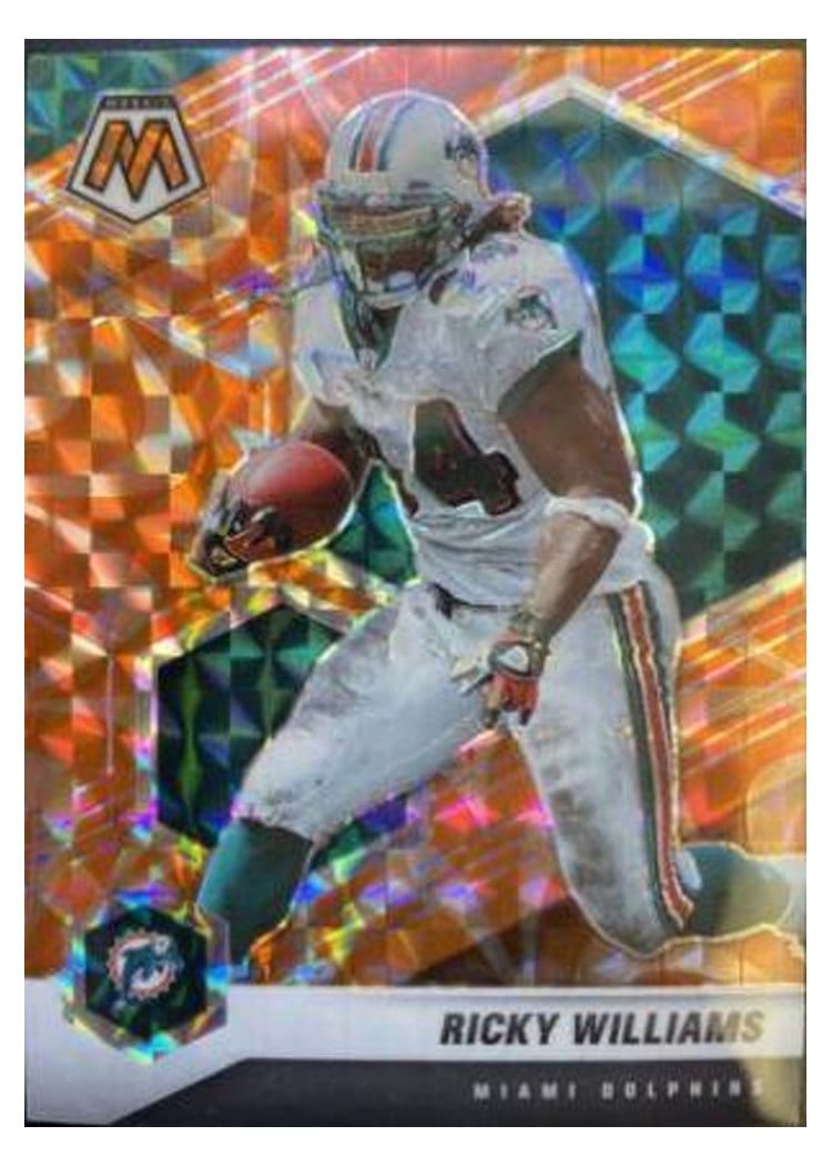 2021 Panini Mosaic Base Set Ricky Williams #124 card