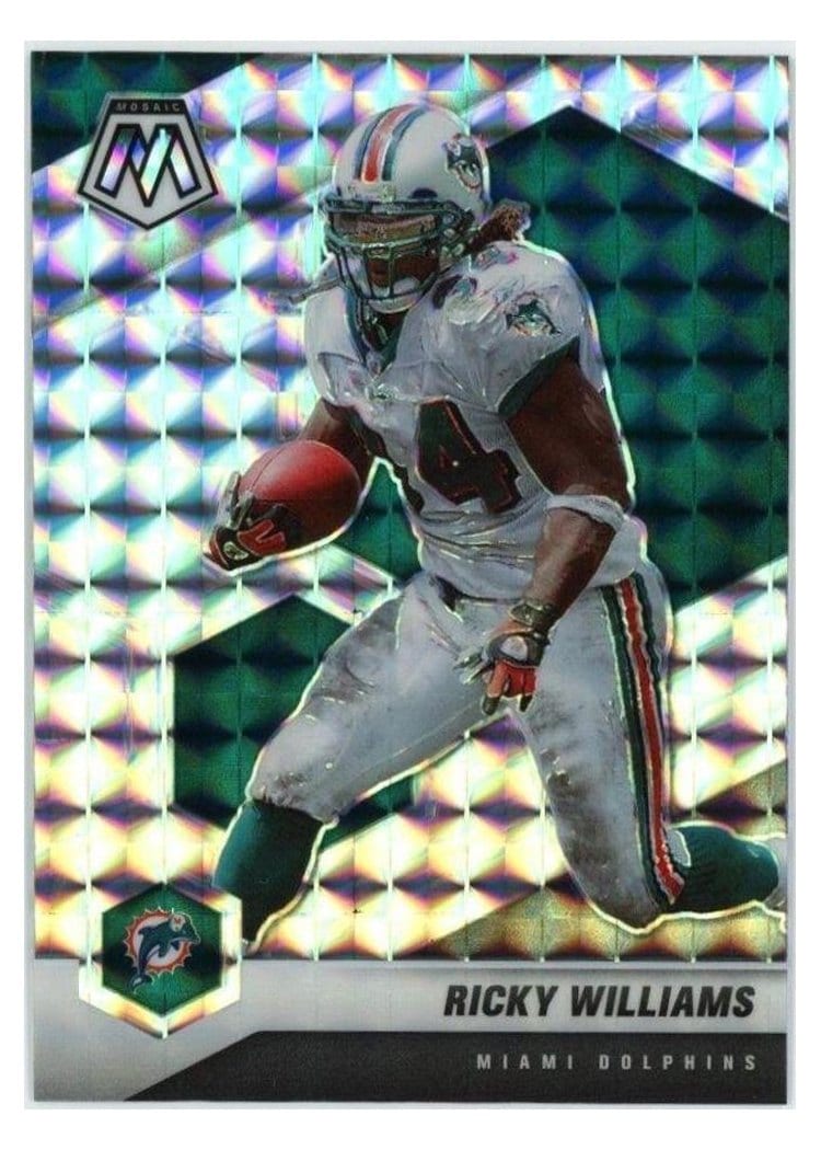 2021 Panini Mosaic Base Set Ricky Williams #124 card