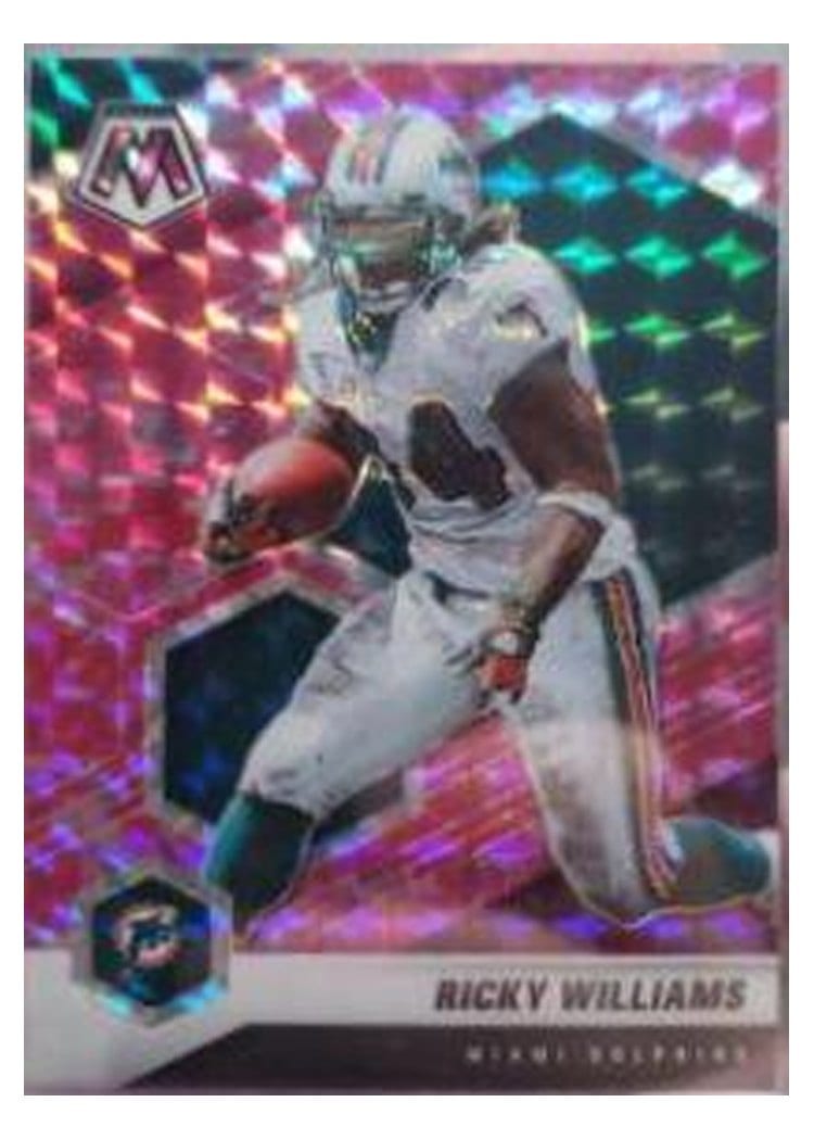 2021 Panini Mosaic Base Set Ricky Williams #124 card