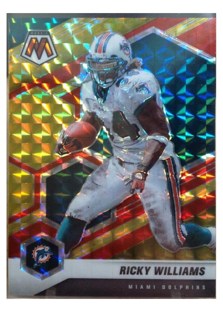 2021 Panini Mosaic Base Set Ricky Williams #124 card