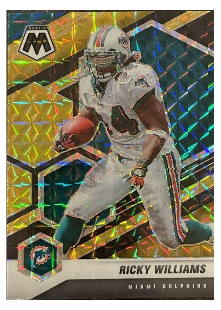 2021 Panini Mosaic Base Set Ricky Williams #124 card