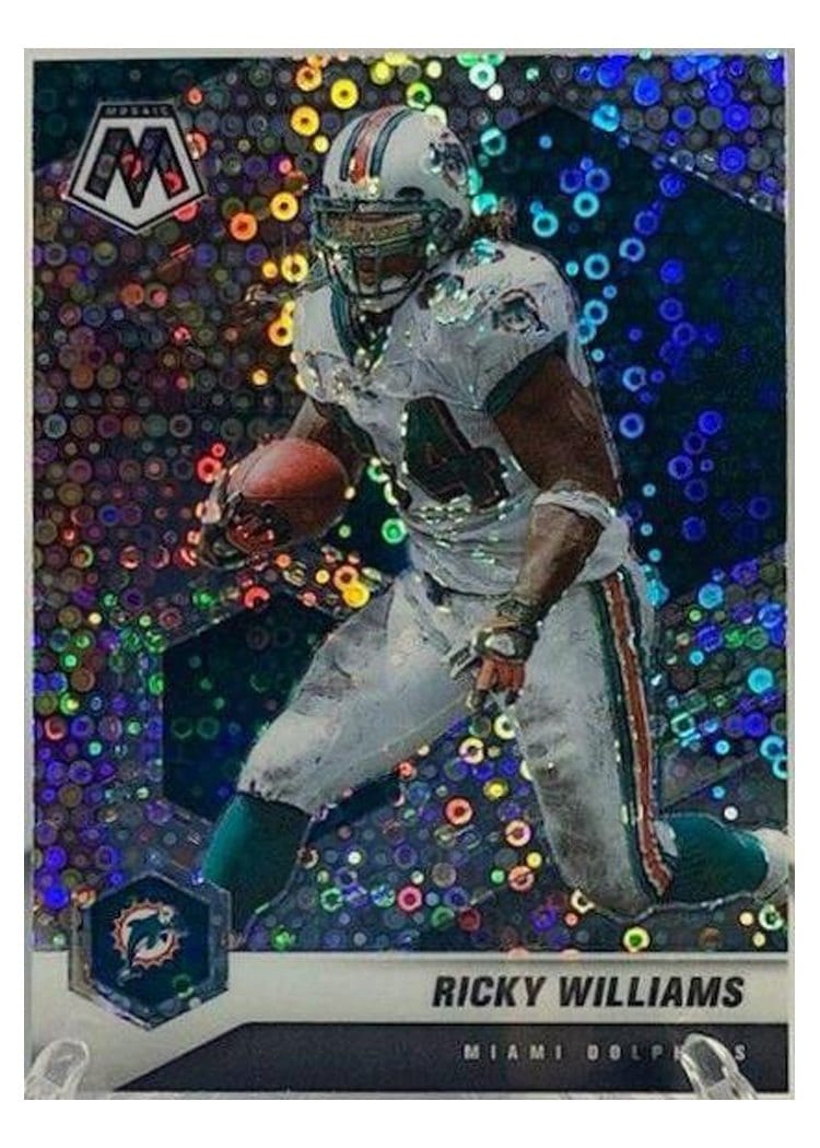 2021 Panini Mosaic Base Set Ricky Williams #124 card